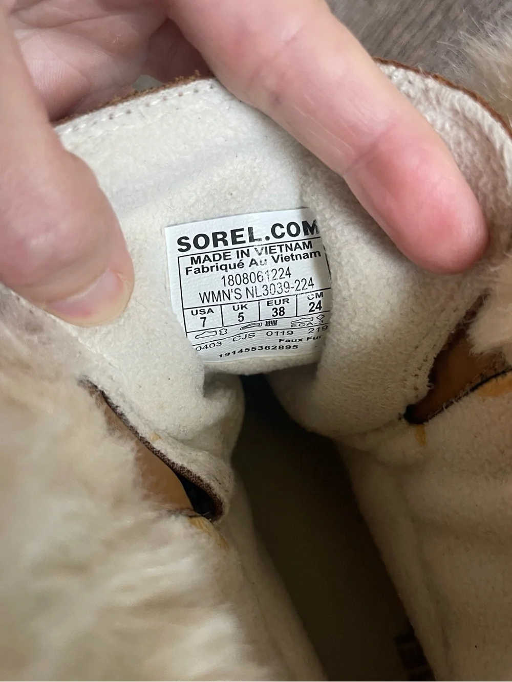Sorel Explorer Joan camel leather waterproof boots